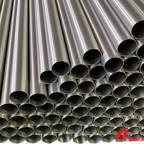 Short process preparation method for titanium and titanium alloy pipes