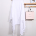 Customized 100% Cotton Muslim Hajj Ihram Towel - White1