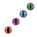 3D 4D Holographic Fish Eyes & Dragon Eyes for Fly Tying: Streamers & Baitfish Lures1