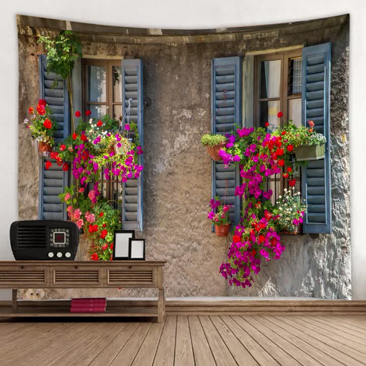 Living room wall fabric tapestry