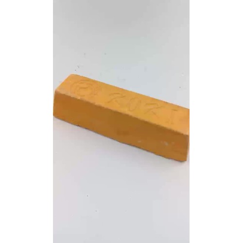 Yellow solid polish wax