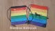 Bolsas de dibujo del orgullo gay lésbico personalizado