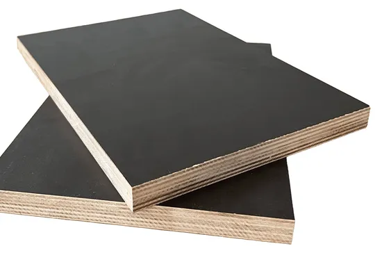 12/18mm E0 Black Brown Anti Slip Waterproof Glossy Laminated Basswood Mersawa Mahogany Eucalyptus Beech Birch Poplar Melamine Phenolic Film Faced Coated Plywood1