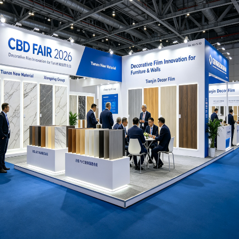 Las principales marcas chinas de películas decorativas exhiben innovaciones en la feria CBD