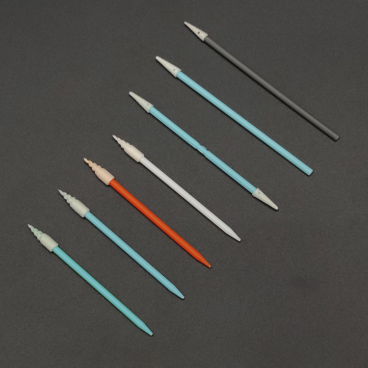 Cleanroom small pointed tapered head swab