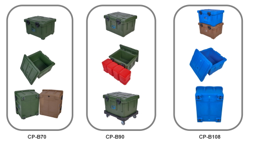 Recipiente térmico isolado portátil do transporte da caixa do refrigerador do portador do alimento 108L para manter o frio quente