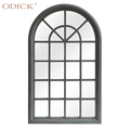 Hot sale aluminum frame soundproof sectional arch top design thermal break tempered glass arch windows1