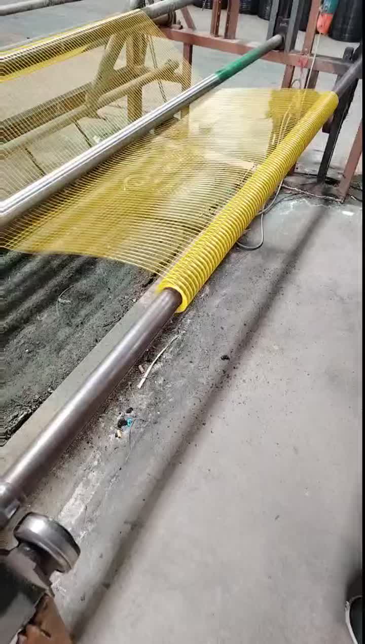 Malla de alambre soldada de PVC amarillo
