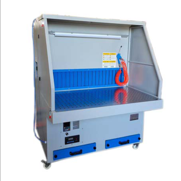 Dust removal and polishing table