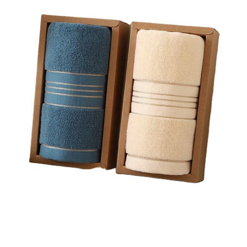 Terry Cotton Hand Towels With Gift Box