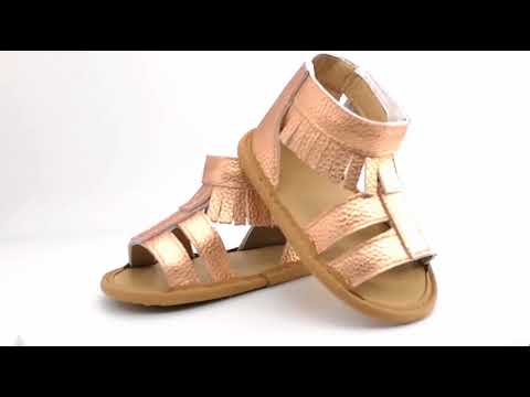 Leather Baby Sandal Rubber Sole Wholesale