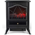 16 Inch Indoor Electric Fireplace: Wood Log Effect 3D Flame Heater Stove1