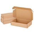 High Quality Customized Printing Logo Eco Friendly Brown Kraft Box Packaging E Flute Corrugated Cardboard Mailing Box1