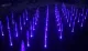 Kwadratowa fontanna wodna odrzutowa z kolorowym oświetleniem