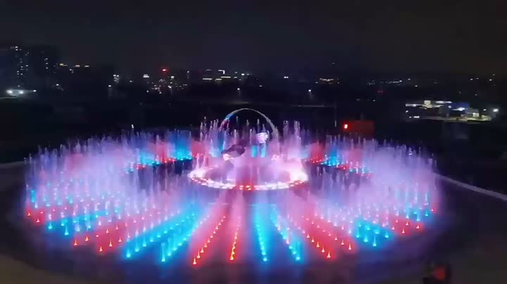 Large circular dry spray