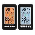 Temperature and Hygrometer with Alarm Clock - Large Screen Indoor Electronic Thermometer Hygrometer1