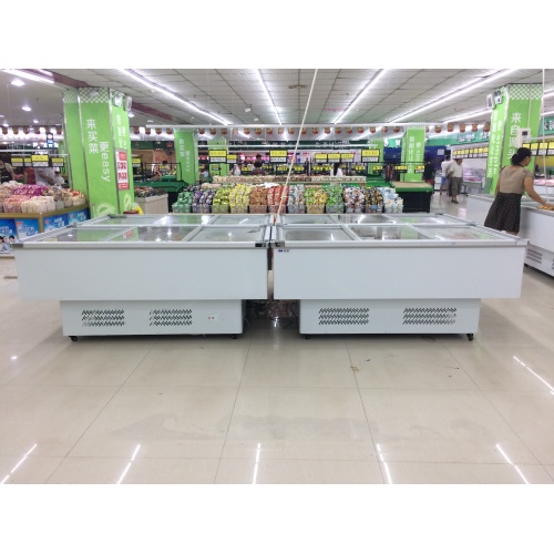 Commercial Display Island Freezer