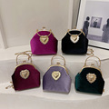 2024 Trendy Velvet Small Hand Bags for Girls and Ladies1