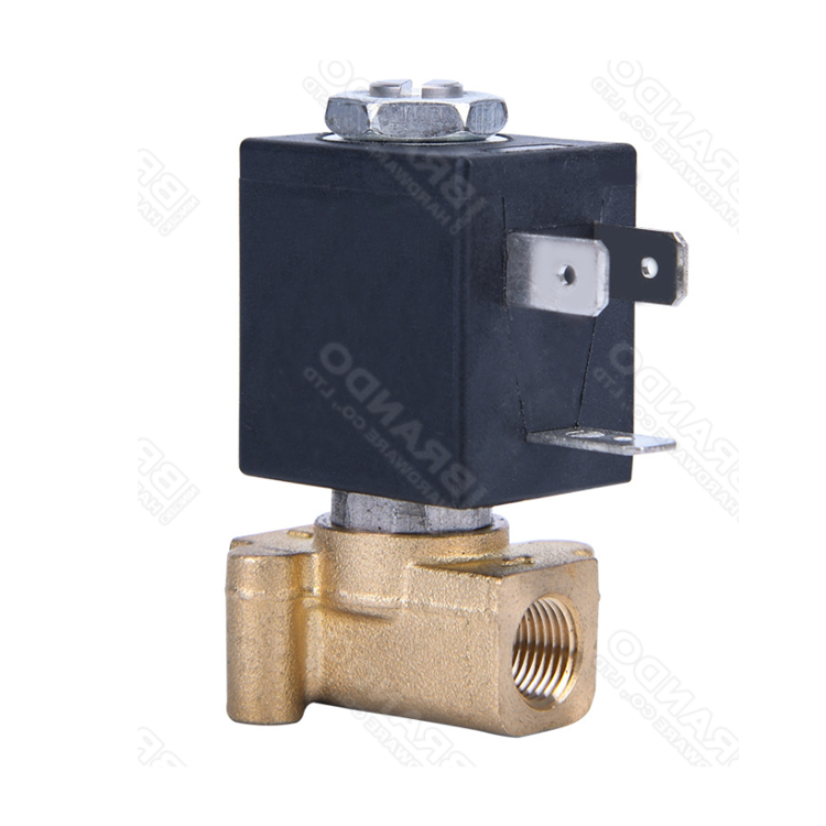 Espresso Coffee Machine Spare Parts Brass Solenoid Valve 24V 220V 7