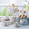 Phnom Penh Ceramic Coffee Set - Simple Light Luxury English Afternoon Tea Wholesale Gift Box1
