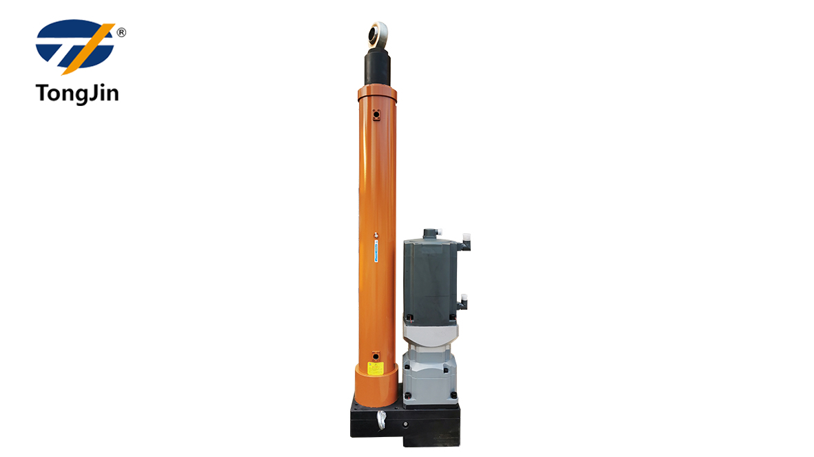 TJER100 Heavy Load Electric Cylinder 20kn Servo Electric Actuator1