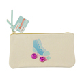 Cute Girl's Large Capacity Canvas Pencil and Pen Bag with Zipper for School and Kids1