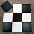 200x200mm Black and White Porcelain Floor Tile with Digital Flower Design1