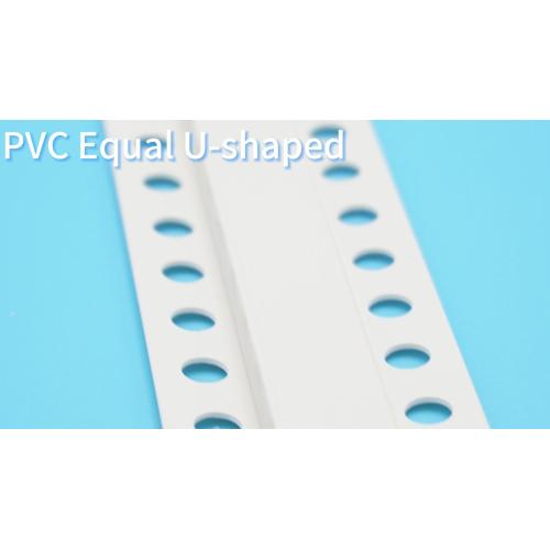 Außenwand PVC rechtwinkel U-förmiger Rille