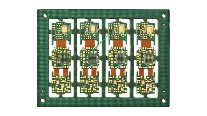PCB de flexión rígida de 6 capas