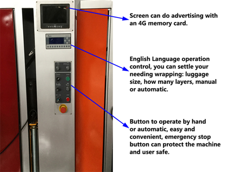 Airport Luggage Wrapping Machine