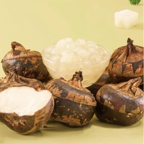 Innovations sur les perles de tapioca gelées: boules de taro mélangées, boules de taro, cœur enveloppé de mangue et cœur enveloppé de châtaignier d'eau