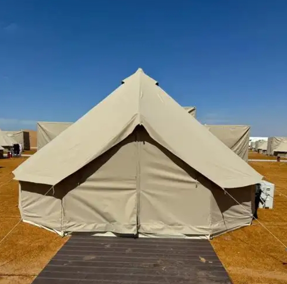 Processo de produção de tendas para implantação rápida