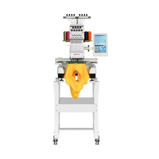 MFS800 computergestützter automatischer Stickmaschine Single Head 9-Needle computergestützte Industriestickmaschine1