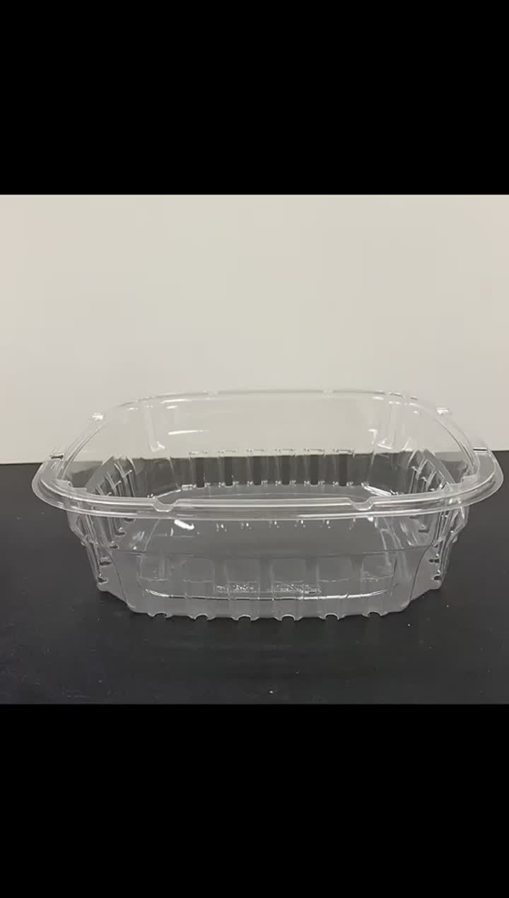 Embalagem de frutas de mirtilo plástico