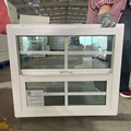 Custom Modern UPVC Hung Window with Invisible Windproof Design1