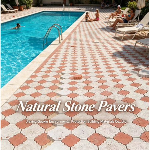 Adoquines de piedra antideslizantes y duraderos para exteriores para elegantes pasarelas residenciales