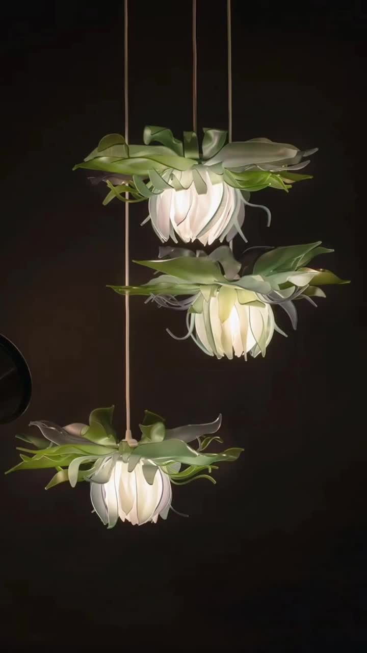  Water Lily Chandelier