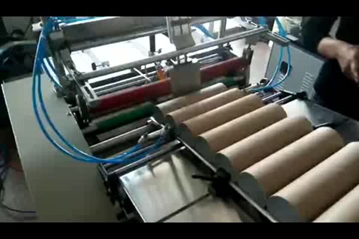 Máquina de rotulagem de tubo de papel (uso Alibaba)