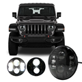 7 Inch LED Headlights ECE R112 DOT 80W for Jeep Wrangler CJ7 TJ Renegade Low High Beam Round Headlight1