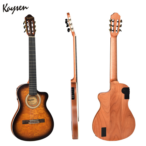 Guitarra clássica de Kaysen com captadores (telefone MP3+)