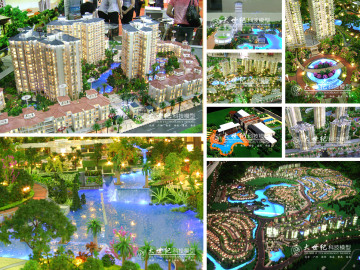 Real estate model display