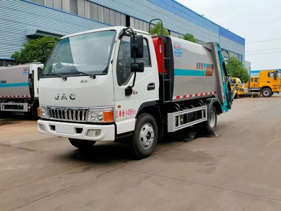 Trak Tolak Mampatan JAC 4X2 5.8cbm Mesra Alam untuk Pengumpulan Sisa Pusat Beli-belah1