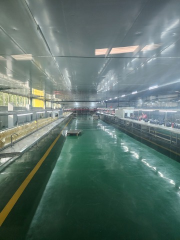 The process of producing glass wine bottles