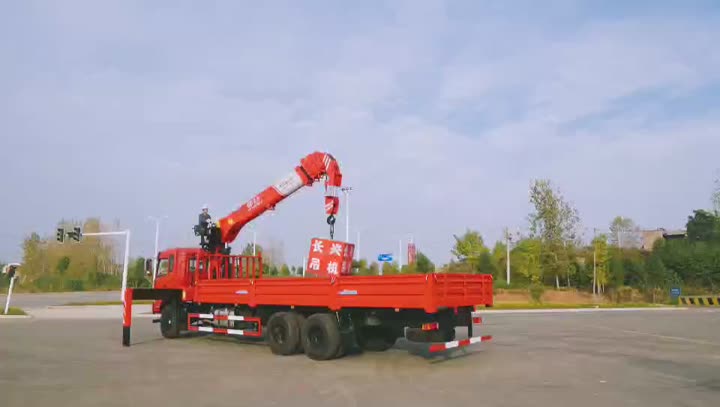 grúa montada en camión