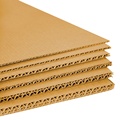 Three-layer corrugated cardboard A flute size thickness 3.5-4mm backing board partition cardboard model paper shell customized1