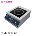 High Power Flat Design Commercial Induction Cooker with Time and Temperature Regulation1