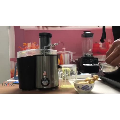 Ginger milk making by power Juicer