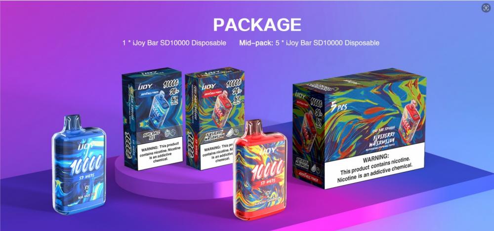 Ijoy 10000 Puffs Ecigs Pack