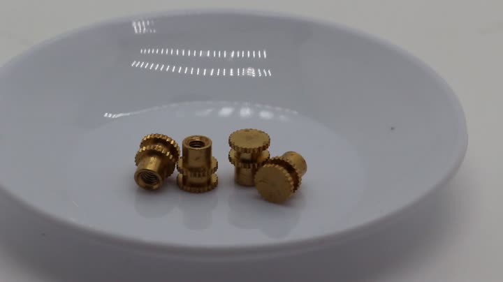 M3 copper nut with gear