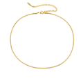 Titanium Steel Round Snake Chain Necklace for Men and Women1